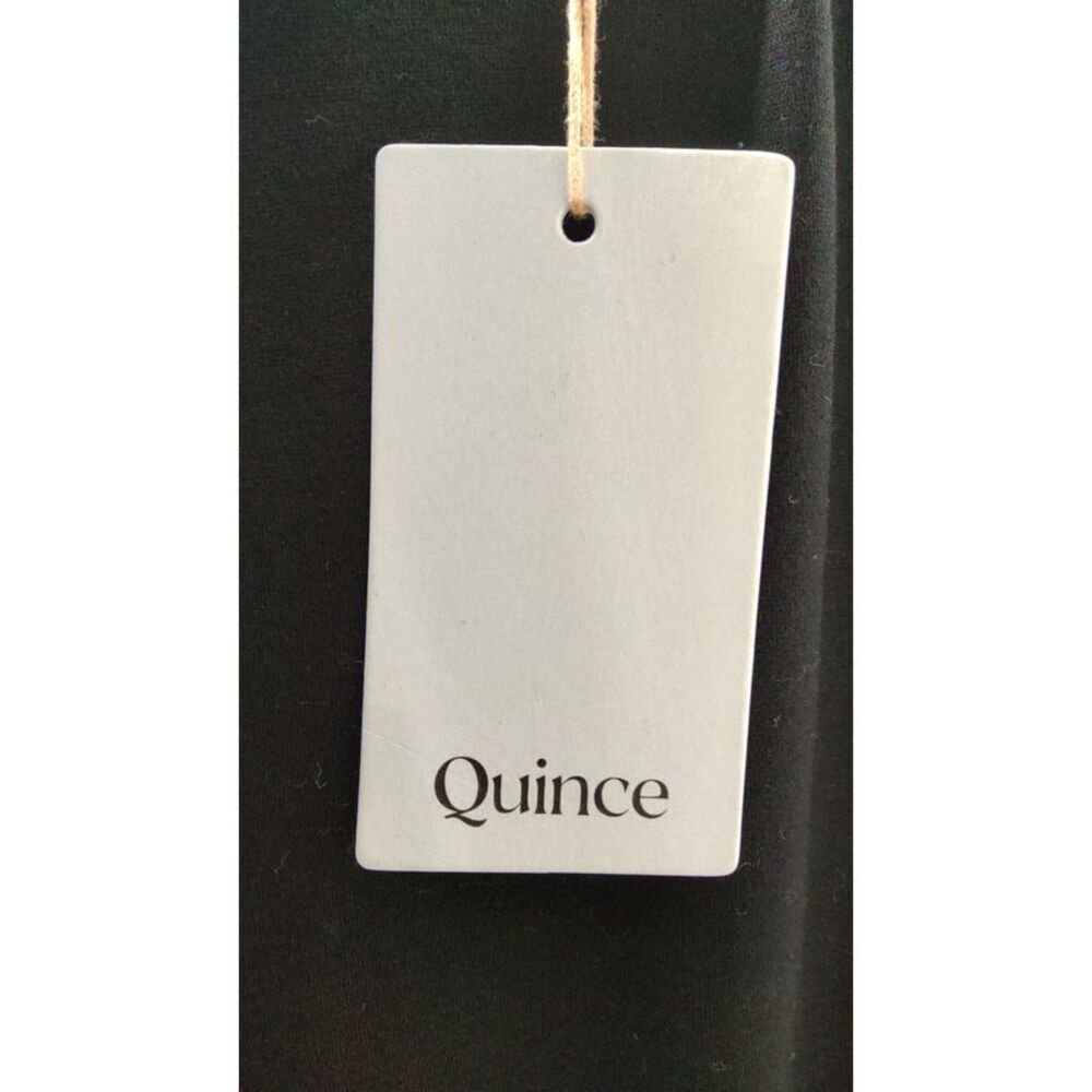 Quince Black Cap-Sleeve Sheath Dress - Picture 3 of 6